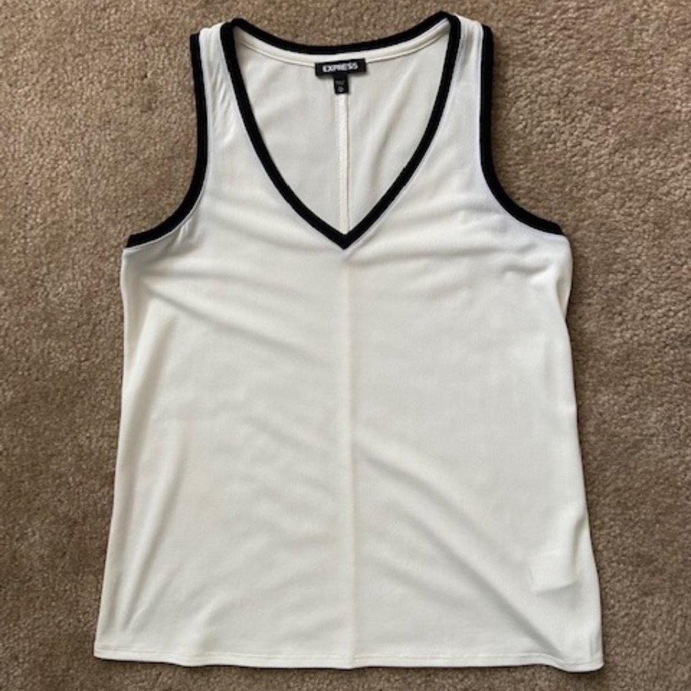 Express | Sleeveless Blouse | White